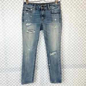 EUC American Eagle Distressed Boy Jean